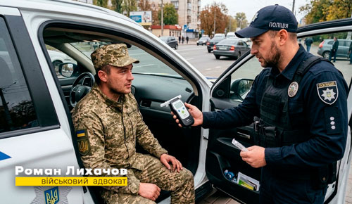 Водіння в нетверезому стані  - захист військовослужбовців. Роман Лихачов